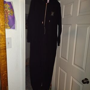 Savage X Fenty Black Hooded Dress